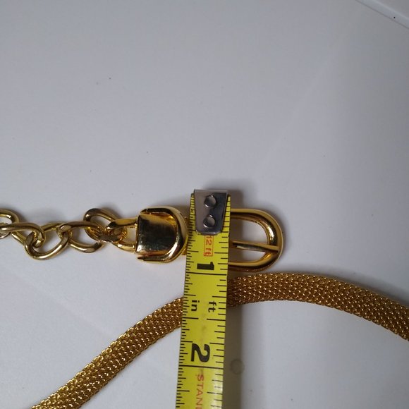 Metal Mesh Thin Fashion Belt Adjustable 30 To 36 Inches - Picture 16 of 16